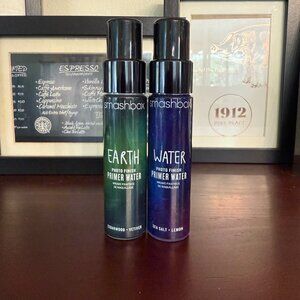 2x Smashbox Photo Finish Primer Water Duo Earth & Water Scents 3.9 Oz